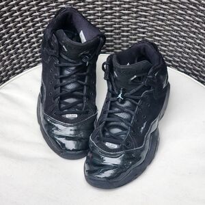 NIKE AIR JORDAN B'LOYAL  'TRIPLE BLACK SHOES 315317-013 SIZE M9.5 US CV55
